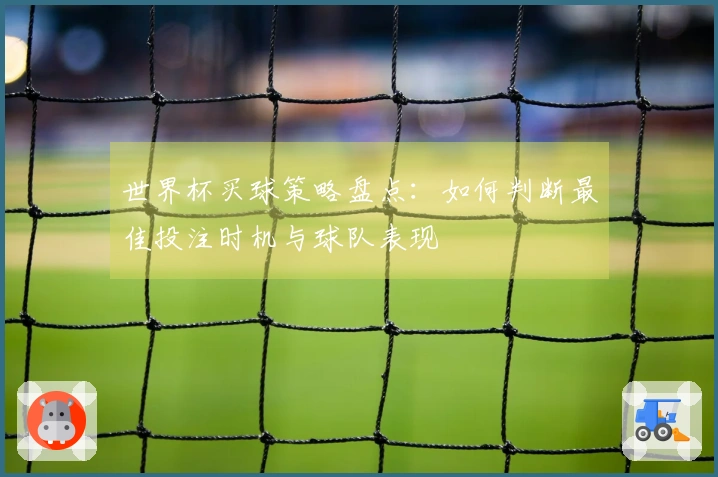 世界杯买球策略盘点：如何判断最佳投注时机与球队表现